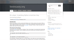 Desktop Screenshot of kevincasey.org